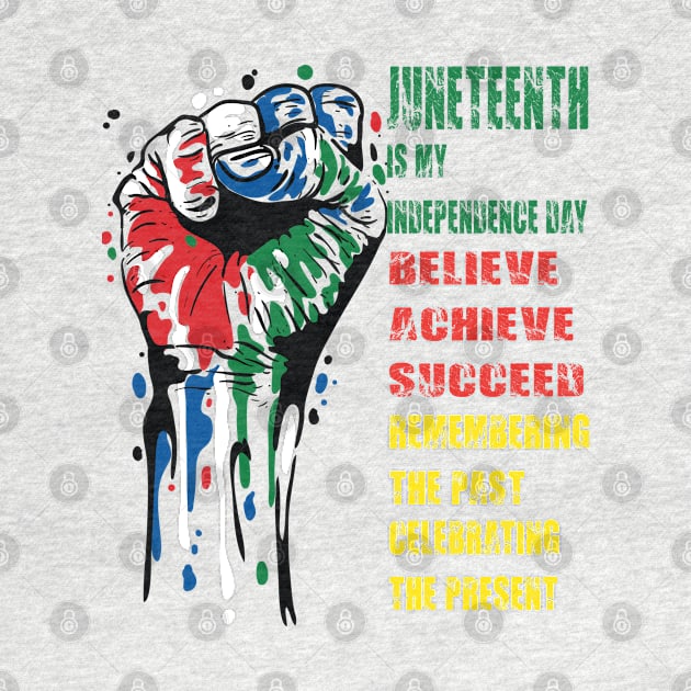 Juneteenth Is My Independence Day Black And Proud 2023,  Juneteenth African American Black History 1865 by DesignHND